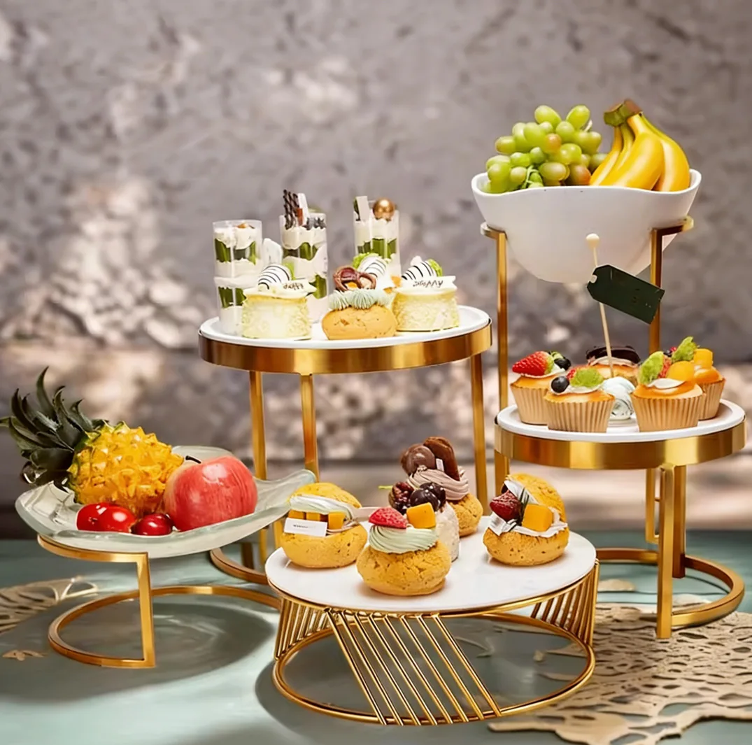 Luxury Gold Catering Display Stand