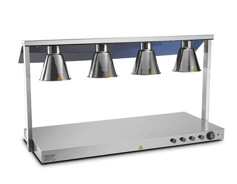 Quad Head Heat Lamp Station