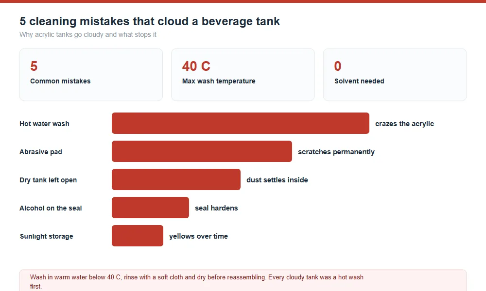 Beverage Dispenser Cleaning Guide