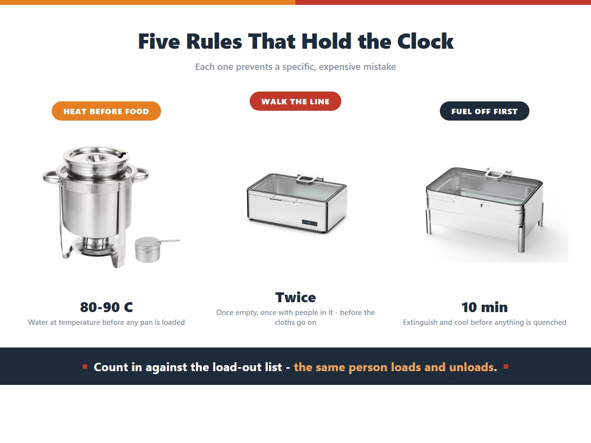 Catering Event Timeline: From Setup to Takedown