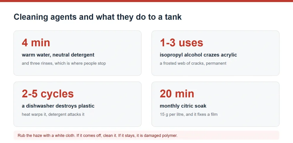 Five beverage dispenser cleaning mistakes that cause cloudy tanks