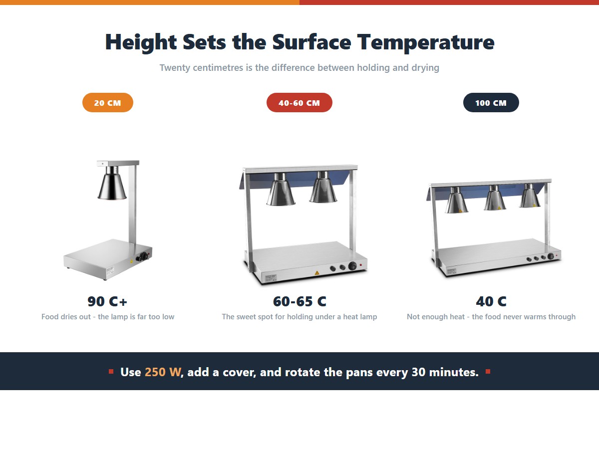 6 Heat Lamp Mistakes That Dry Out Your Food