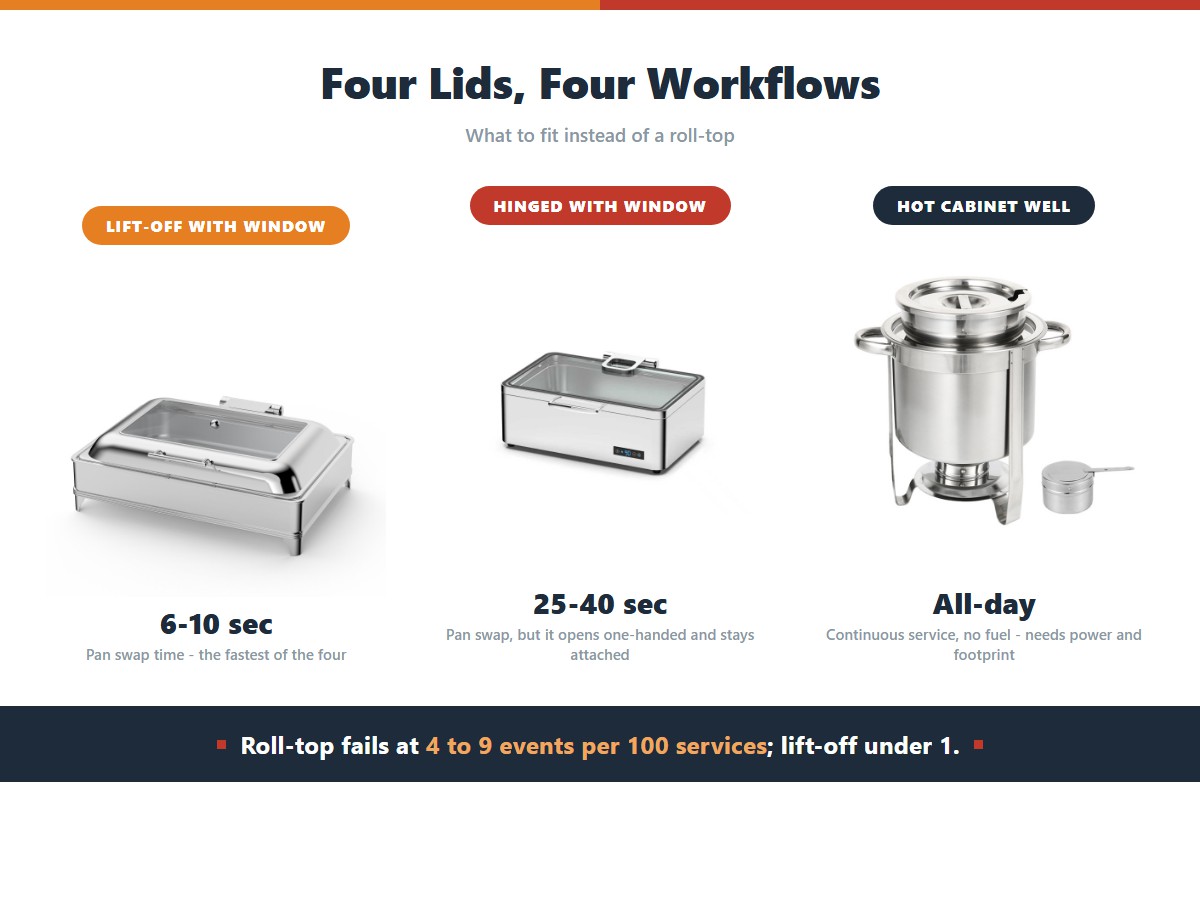 Roll-Top Chafing Dishes: Why Chefs Avoid Them